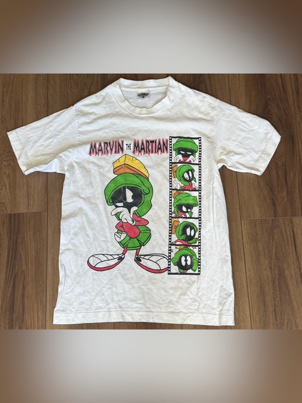 Warner bros 1991 Marvin the Martian Vintage Single Made In USA Medium